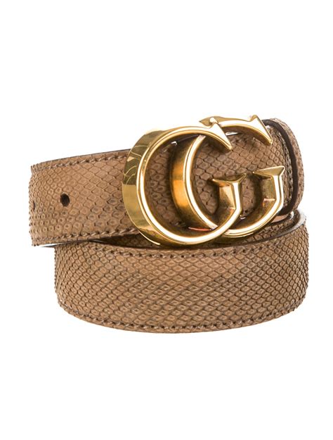 gucci signature belt tan|snakeskin gucci belt.